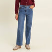 Jean standard denim stone femme