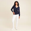 Pantalon magique Le L&eacute;ger coupe ajust&eacute;e blanc femme