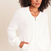 Bomber ecru femme
