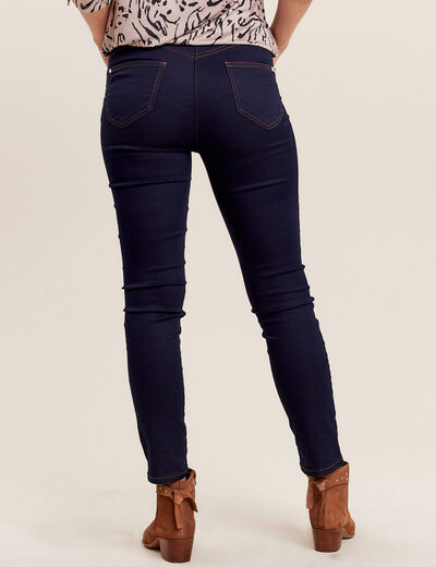Jeans léger taille standard 7/8ème denim brut femme