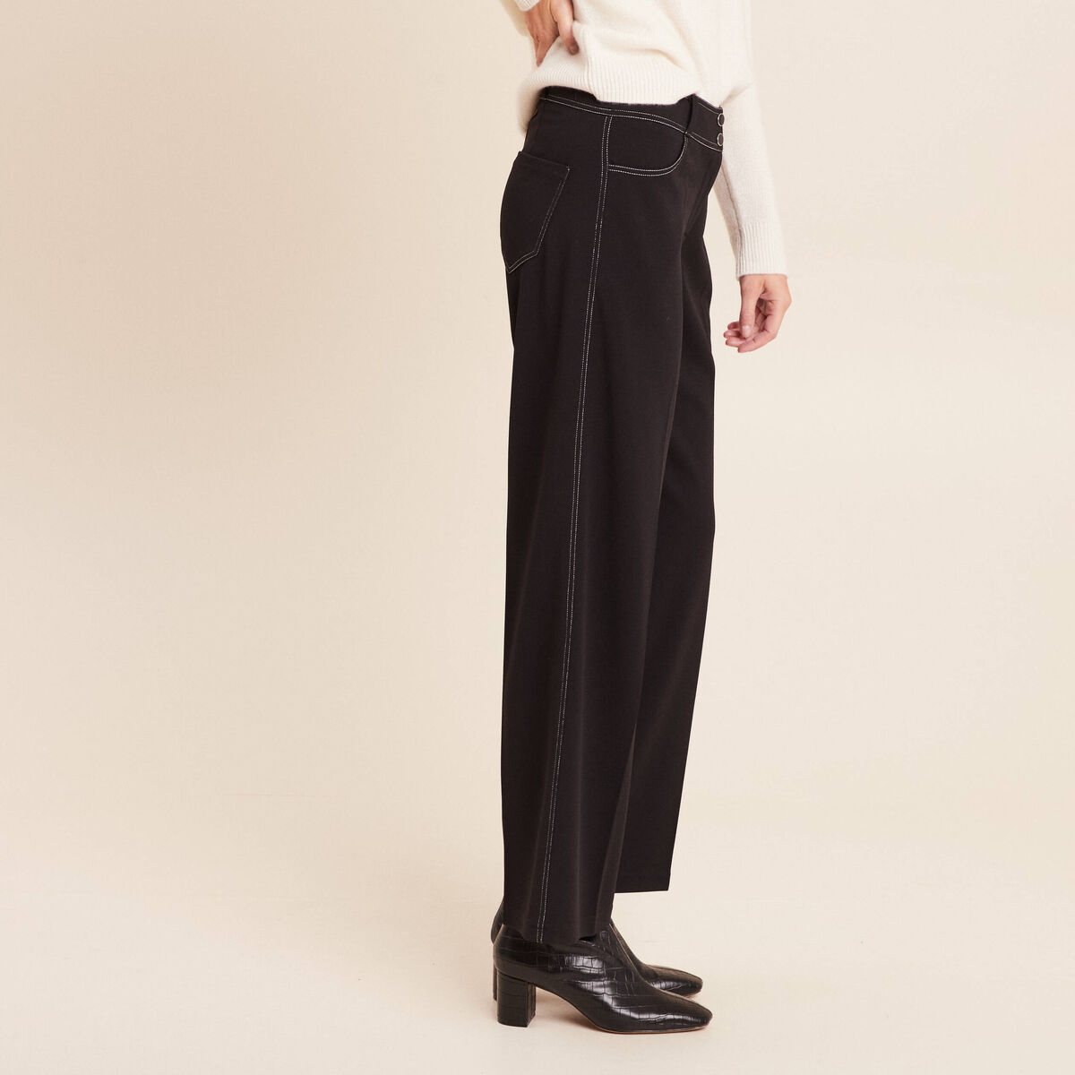 Pantalon noir femme