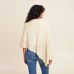 Poncho couleur or femme