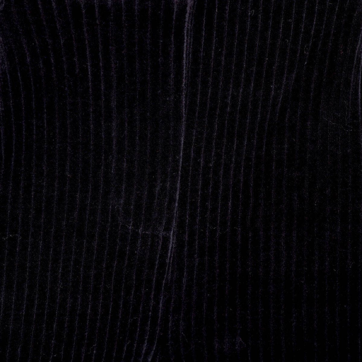 Pantalon large velours noir femme