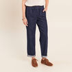 Jean mom en denim denim brut femme