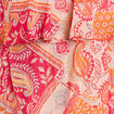 Robe &eacute;vas&eacute;e &agrave; volants orange femme