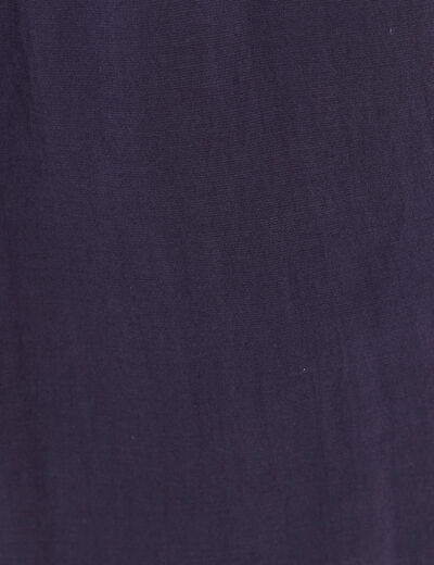 Pantalon large bleu marine femme
