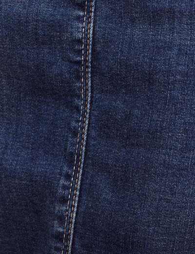 Jupe droite denim brut femme