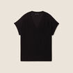 T-shirt manches courtes noir femme