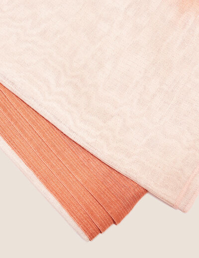 Foulard vieux rose femme