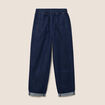 Jean mom en denim denim brut femme