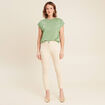 T-shirt manches courtes vert femme