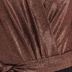 Combinaison pantalon droite marron cognac femme