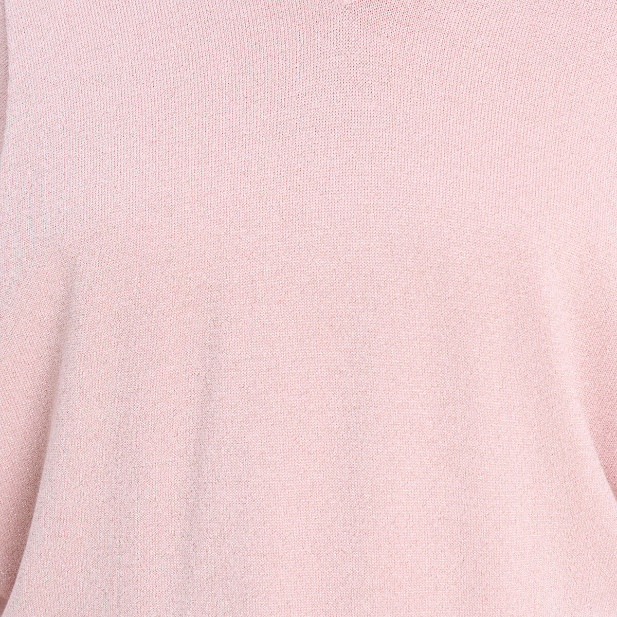 Pull manches longues rose clair femme