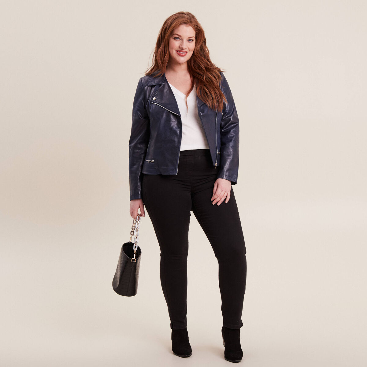 Tregging taille standard noir femme