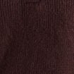 Pull droit manches longues marron fonc&eacute; femme