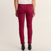 Jean magique ajusté taille standard rouge foncé femme