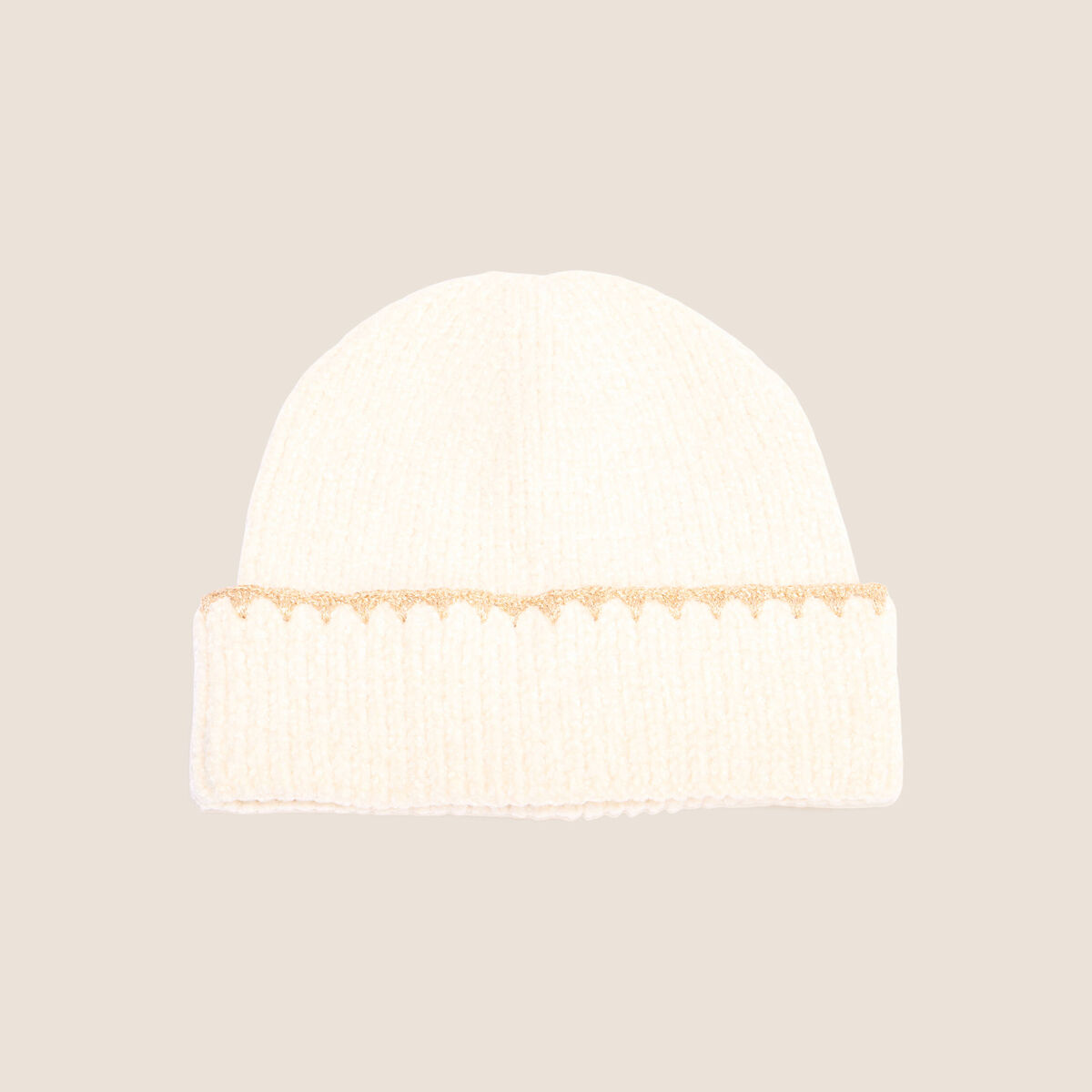 Bonnet ecru femme