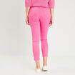 Pantalon ajusté rose fushia femme
