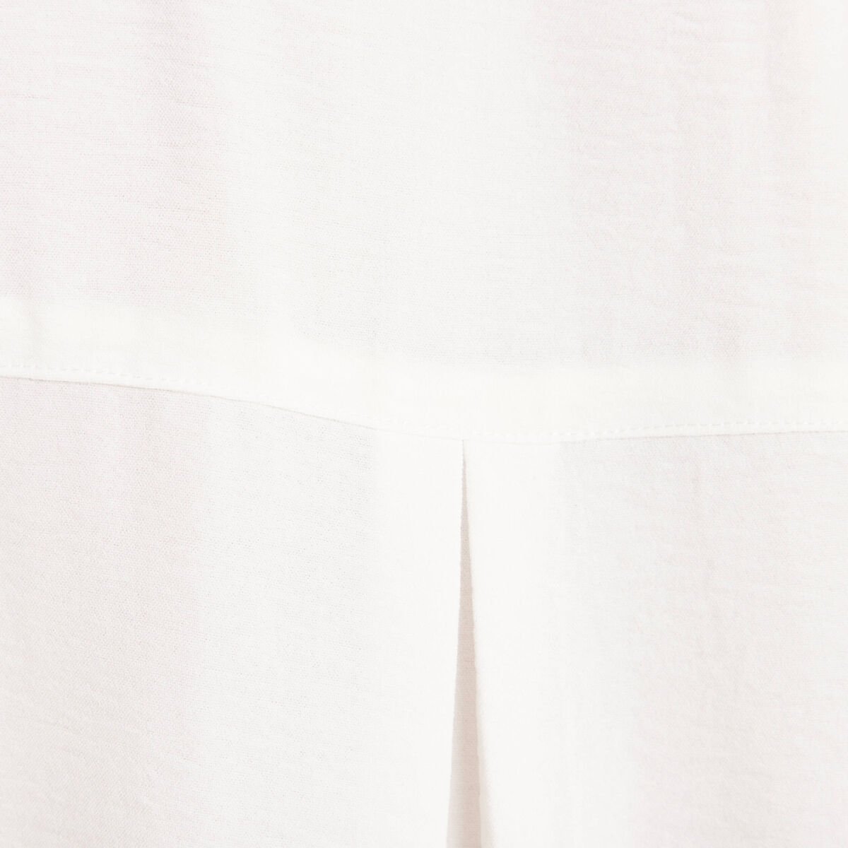 Blouse manches courtes ecru femme