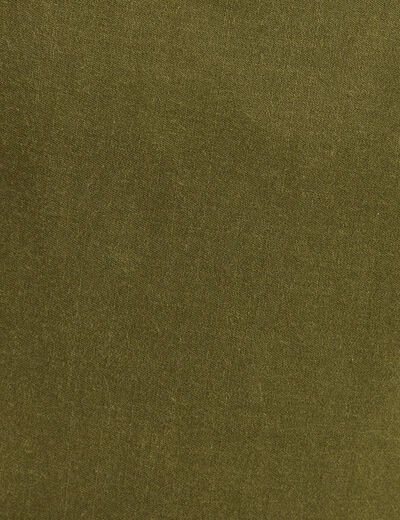 Jupe crayon vert olive femme