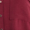 Chemise manches longues bordeaux femme