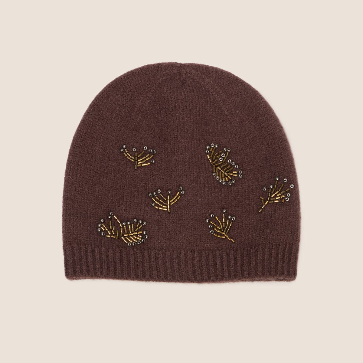 Bonnet marron fonc&eacute; femme