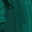 Pantalon large ceinturé vert femme