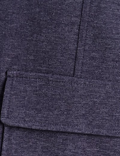 Veste courte droite en jean doubl&eacute;e denim brut femme