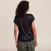 T-shirt manches courtes noir femme