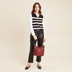 Pull sans manches noir femme