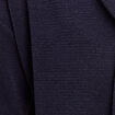 Pull col ch&acirc;le manches longues bleu marine femme