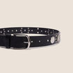 Ceinture large noir femme