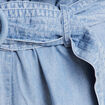 Combishort ceintur&eacute;e denim double stone femme