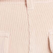 Pantalon boyfriend 7/8&egrave;me velours sable femme