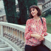 Blouse manches longues rose fushia femme