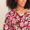 Pull manches longues rose femme