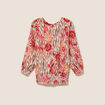 T-shirt manches 3/4 rose femme