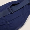 Parka ample doubl&eacute;e avec capuche bleu marine femme
