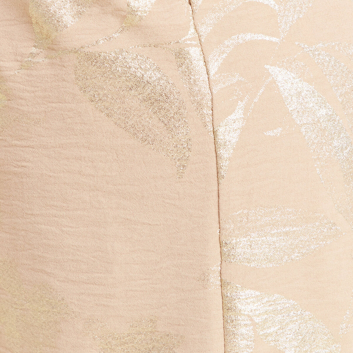 Short taille haute beige fonce femme