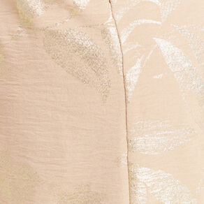 Short taille haute beige fonce femme