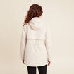 Parka &agrave; capuche sable femme