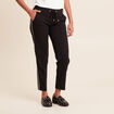 Pantalon taille standard noir femme