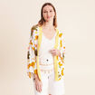 Kimono avec poches multicolore femme