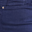 Jean magique ajusté taille standard bleu marine femme