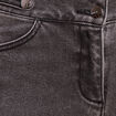 Jean large 7/8&egrave;me denim gris femme
