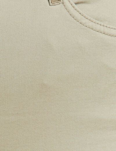 Pantalon léger taille haute 7/8ème vert clair femme