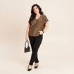 T-shirt manches courtes camel femme