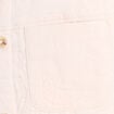 Gilet sans manches doubl&eacute; coton ecru femme