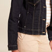 Veste denim brut femme