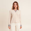 T-shirt manches longues creme femme